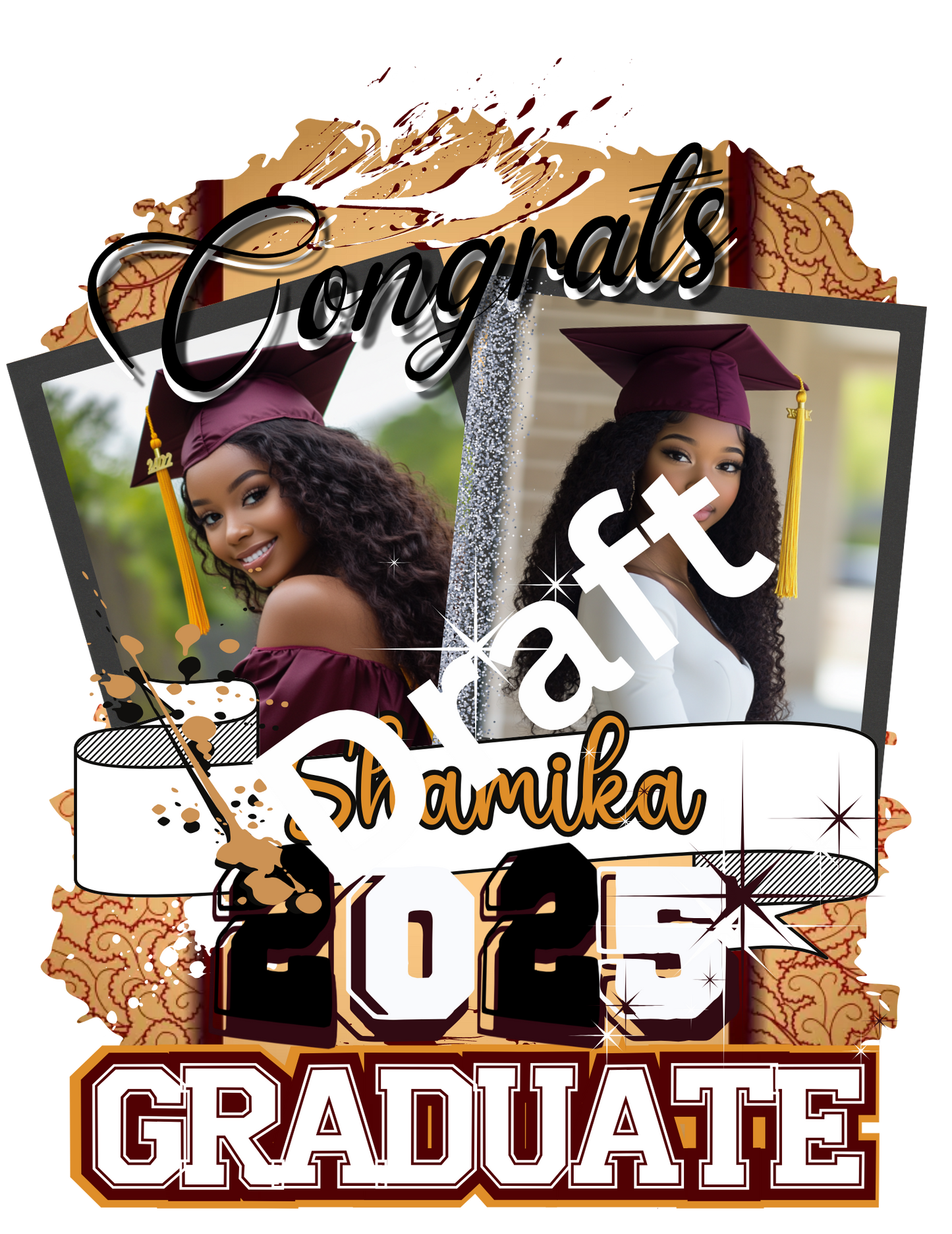 Graduation Template T-shirt