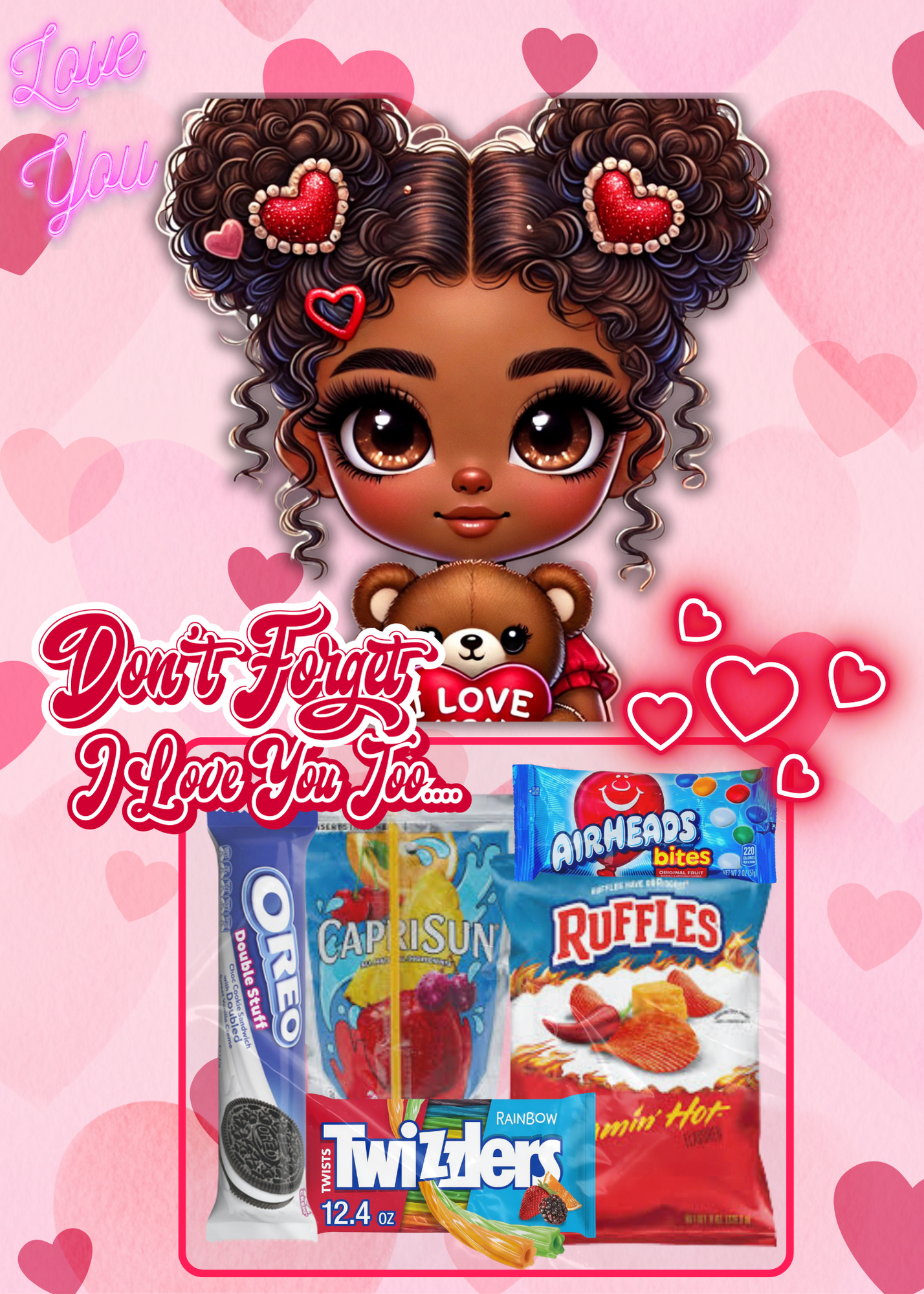 Valentine Day Card for School Kids