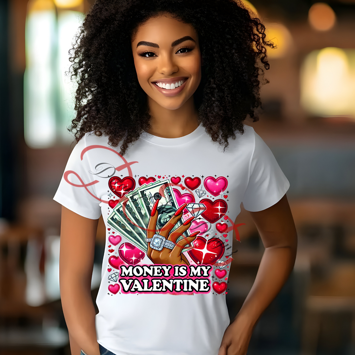 Valentine T-shirt Cash Is My Valentine